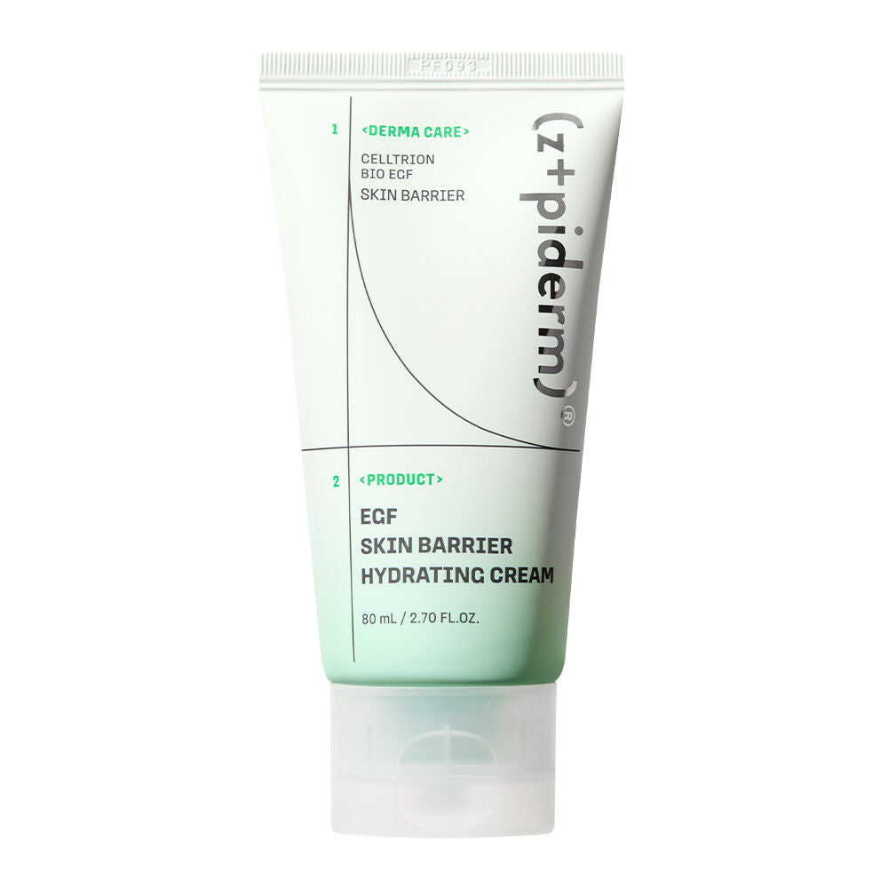 z+piderm z+piderm Celltrion EGF Skin Barrier Hydrating Cream 80ml - hydrating - front bottle shot