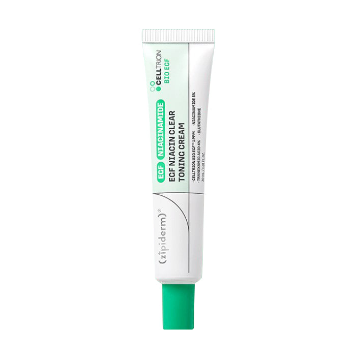 z+piderm z+piderm EGF Niacin Clear Toning Cream 30ml - brightening - front bottle shot