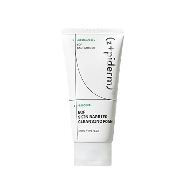 z+piderm z+piderm EGF Skin Barrier Cleansing Foam 120ml - hydrating - front bottle shot